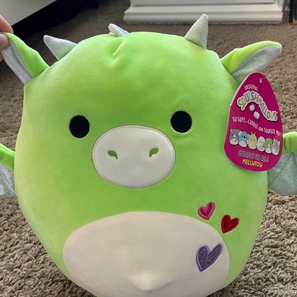 Squishmallows Other - Desmond the Dragon Valentines Squishmallow 11 inch